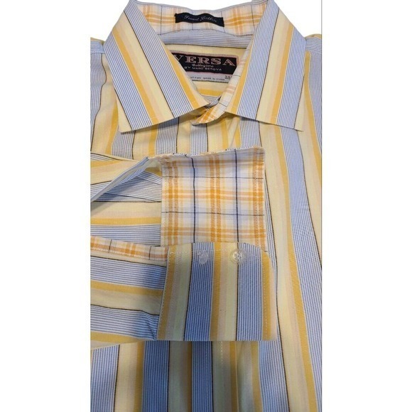 Versa by Marc Seroya Dress Shirt Size L sleeves 34/35 - Picture 5 of 7